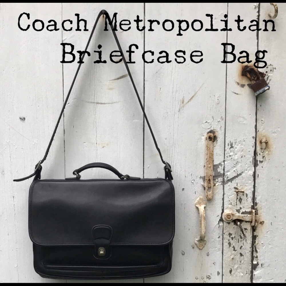 !!EUC!! coach metropolitan business briefcase